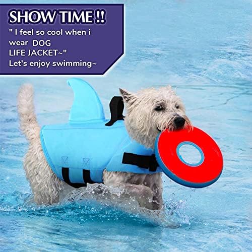 Доживотна јакна за кучиња LifeSaver лебдечки елек куче летна безбедност со прилагодлива лента и рачка за спасување за базен плажа