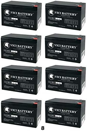 VICI Батерија 12v 9AH SLA Батерија Замена ЗА АПЦ APCRBC123 - 8 Пакет Бренд Производ
