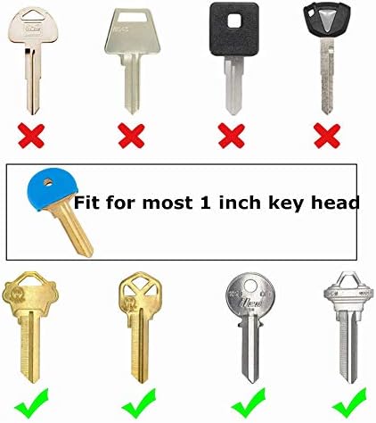 24 Парчиња Пластични Капачиња За Клучеви Во 8 Избрани Бои, Клучен Идентификатор Прстен Етикета Клуч Капа Ракав За Ознаки За Етикета За Клучеви