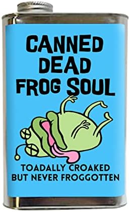 Конзервирана мртва жаба душа - дадачно искривена, но никогаш не заборавена - смешни loversубители на миленичиња шега - подароци со тематски
