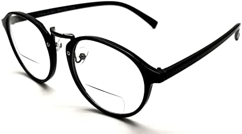 Сидестил Бифокално читање очила Читатели за мажи жени голема овална тркалезна оптичка рамка 1,50 2,00 2,50 3,00
