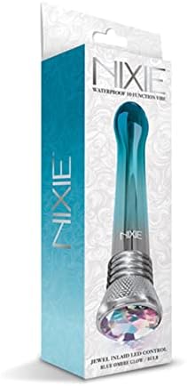Global Novelties LLC 76983: Nixie Jewel Ombre Bulb Vibe 10x Blue Glow