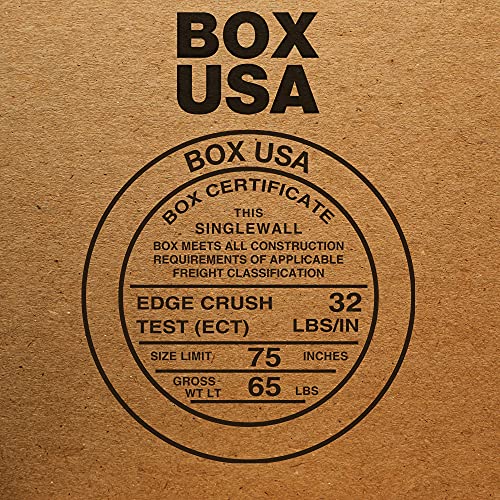 КУТИЈА САД 13 x 9 x 6  Брановидни Картонски Кутии, Средни 13 L x 9 W x 6 H, Пакет на 25 | Испорака, Пакување, Движење, Кутија