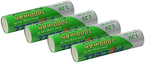 PKCELL 8pc 1.2 V AAA nimh 1000mah Батерија, Nimh AAA Однапред Наполнета Батерија На Полнење