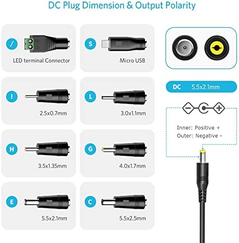 Belker 36W 3V 4.5V 5V 6V 7.5V 9V 12V Прилагодлив напон Универзален AC/DC Адаптер напојување за домаќинството Електроника Безбедност на