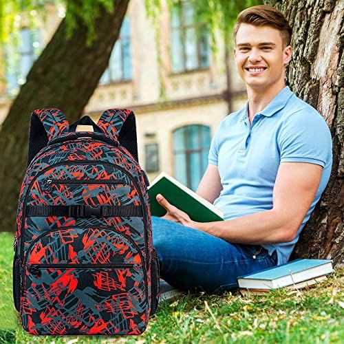 Zlyert лаптоп ранец, 16 -инчен училишен торба колеџ за книги, торбички против кражби и торбички за ручек, сет на торби за ручек, ранци кои