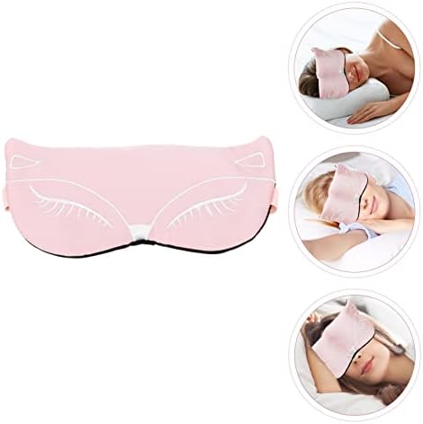 Beaupretty Travel Ice Pack Cartoon Eye Eye Masks Fox Design Silk Money Mople Eye Care Cath Ice Tagle Sleeper Eye Part Block Out Light го олеснува патувањето суви очи подлога за спиење