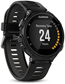 Garmin ForerUnner 735XT пакет, мултипорт GPS Watch Watch со отчукувања на срцето, вклучува монитор управуван од HRM, црна/сива боја