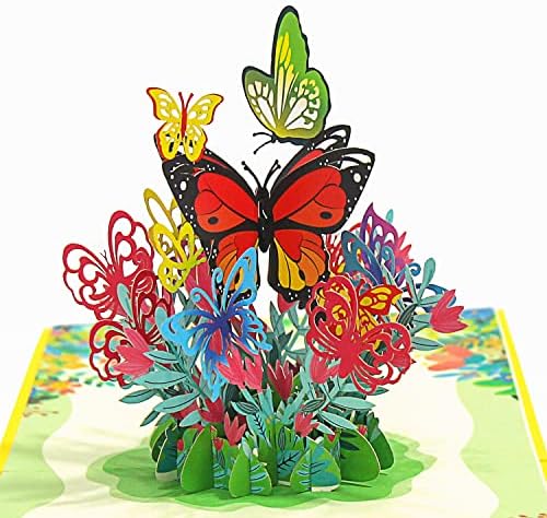 СИМПАТИЧНА СКОКАЧКА-Се Појавува Среќна Картичка За Денот На Мајката, Шарени Пеперутки и Цветна Картичка, Картичка За Денот На Мајката, мислејќи