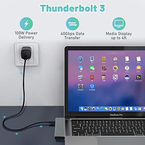 USB C Hub Адаптер За Apple MacBook Pro Macbook Air, 7-во-2 Usb C Мултипорт Адаптер Додатоци СО 4K HDMI, USB 3.0 Порти, USB 2.0 Порта, Sd/TF