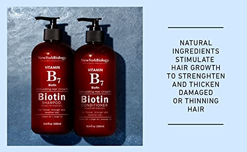 Њујорк Биологија Биотин Шампон И Регенератор Во Собата За Раст На Косата И Чистење На Косата Задебелување Формула За Третман На Губење На Косата-За