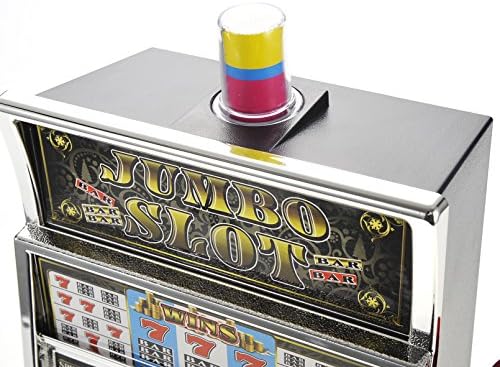 777 џамбо слот машина казино играчка свинче банка реплика со светкави светла и звуци за предупредување за џекпот