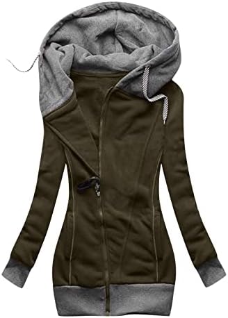 Женска шипка за ширење, тенок моден јакна, палто за надворешни жени, долго руно, наредени зимски палта со аспиратори