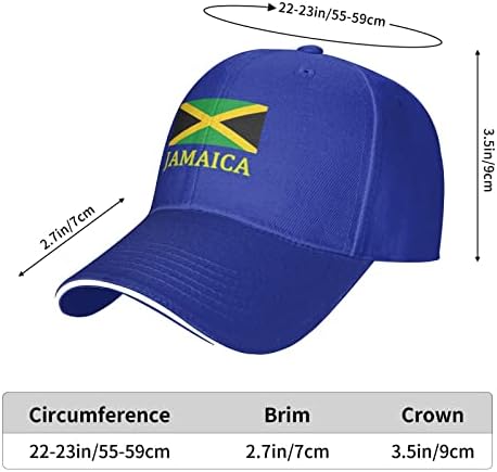 Јамајка знаме унисекс бејзбол капа одговара