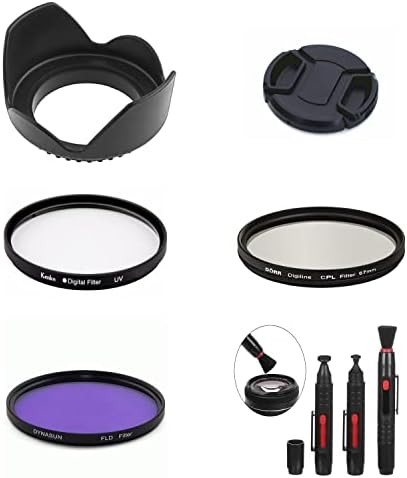 SR6 52mm камера пакет леќа капаче за аспиратор UV CPL FLD филтер четка компатибилна со Panasonic Lumix G vario 14-45mm f/3.5-5.6 Asph.