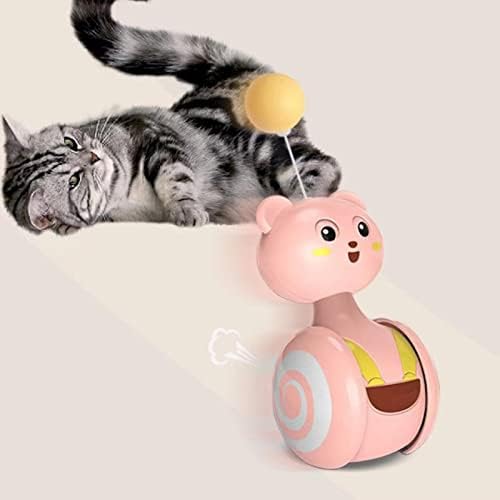 Интерактивни играчки за мачки со интерактивни мачки гравитација пинг-понг sвона со здодевноста на мачка, олеснувајќи ги додатоците за само-изменување