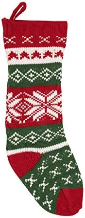 Транспак ткаенина Божиќно плетено порибување, црвено