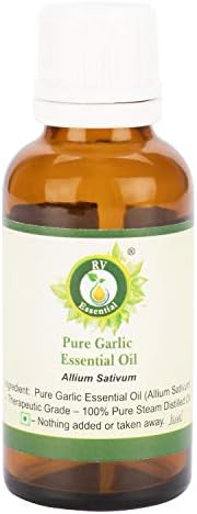 Есенцијално масло од лук | Allium sativum | Масло од лук | за коса | Чисто масло од лук | за готвење | чиста природна | Дестилирана пареа