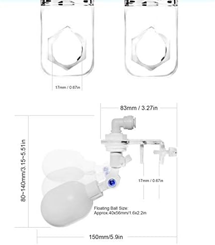 Yosoo Auto Filler Filler, автоматски контролер на вентил за внесување на топката, Три методи за инсталација на вода контролор на ниво на вода