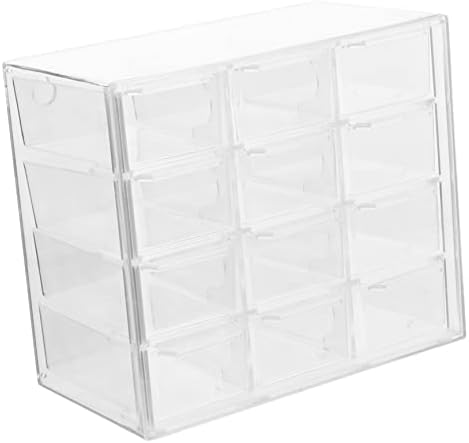 Зеродеко 4 парчиња Транспарентна Кутија За Складирање Јасна Кутија За Организатор Кутија За Шминка Организатор Кутија За Складирање Канцелариски Материјал Пп