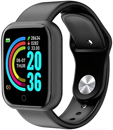 Балиниста Д20 Про Паметен Часовник Y68 Bluetooth Фитнес Тракер Спортски Часовник За Android / IOS Black