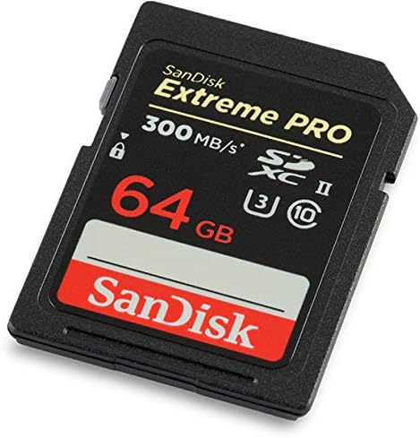 Sandisk Extreme Pro 64GB UHS-II Sd Мемориска Картичка Работи Со Fujifilm Mirrorless Камера X-H2 &засилувач; X-H2S C10 V90 Пакет