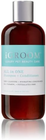 IGROOM се-во-едно куче шампон + балсам, луксузна грижа за убавина за миленичиња, длабоко чисти сите типови на палто, хидрат и