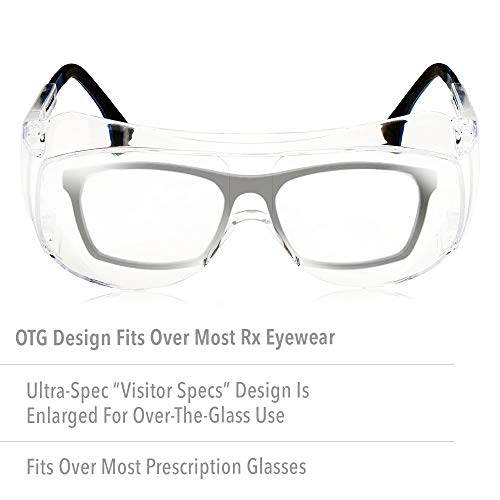 Увекс ултра-специфичен 2001 OTG посетители Спецификати Безбедносни очила со јасни леќи против маглата uvextreme