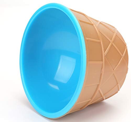 Лавеј 24 Спакувајте Чаши За Сладолед Со Лажици-Пластични чинии За сладолед За Повеќекратна Употреба Замрзнат Јогурт