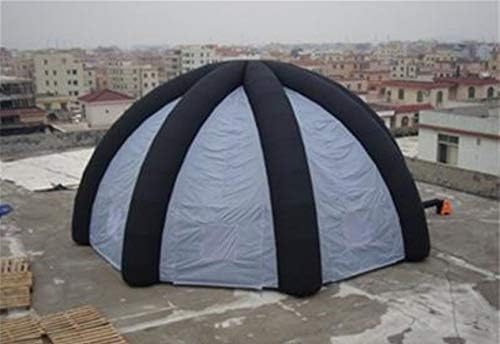 Надувување на комерцијални свадбени настани за кампување во дворот на тревници за внатрешен двор, купола шатор x 20ft.)