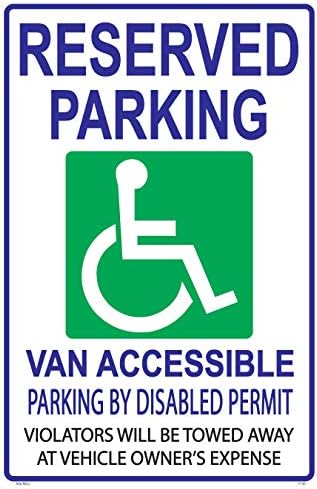 Резервирано комбе за паркирање достапно од прекршителите со дозвола за оневозможена дозвола за влечење на знак-УВ боја и заштита за да трае
