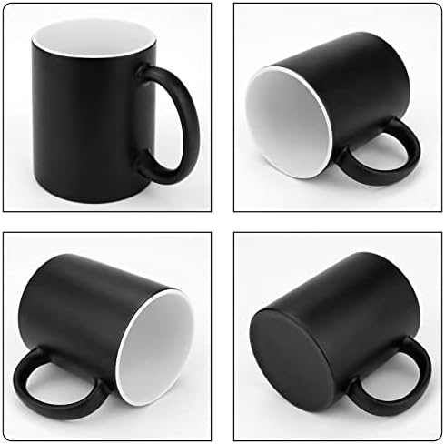 Среќна мрзливост керамички чаши од виножито, обезбојување на кафе чаша со топлина, чувствителни чаши со рачка