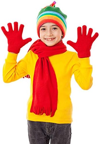 Ракавици За мали деца Детски Ракавици Ракавици Со Полн Прст Зимски Плетени Ракавици За Мали Момчиња И Девојчиња Материјали