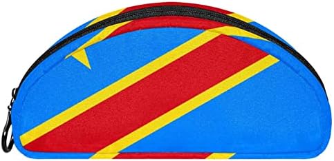 Тбуобт Подароци За Мажи Женски Чанти За Шминка Торбичка За Тоалет Мали Козметички Кеси, Знаме На Конго
