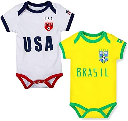Fansубители на спортови на Бдондон, облека за бебиња, бразилска кошула, жолто дете за новороденчиња, облеки за момчиња и девојчиња