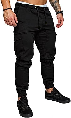 Менс дневни панталони мода лабава згодна џемана панталони алатки за камуфлажни панталони m-4xl полиестерски панталони мажи