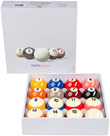 Сет на топки со сребрени базени со динасфера содржи 1 знак-топка, 7 „шарени“ топки и 8 „цврсти“ топки