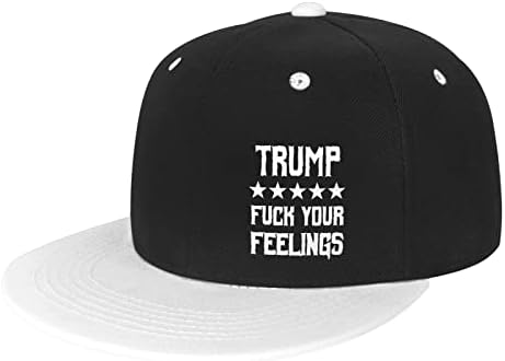 GHBC 2024 ебајте ги вашите чувства на Трамп возрасни хип хоп бејзбол капа на жени, snapback капа, прилагодливи мажи камионџии