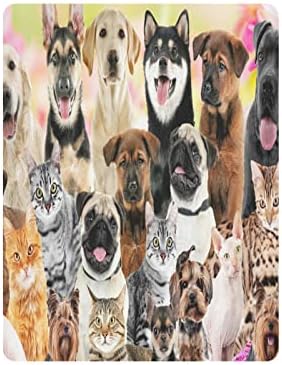 Плејард лист, лист за кучиња кучиња за стандардни душеци за креветчиња и мали деца, 28x52 инчи H040192