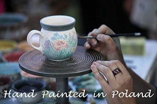 Полска Керамика 6-инчна Лажица направена Од Ceramika Artystyczna Потпис УНИКАТ + Сертификат За Автентичност