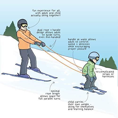 Скија за скијање на јажиња ® деца | Најдобрата алатка за да ги научи децата да скијаат.