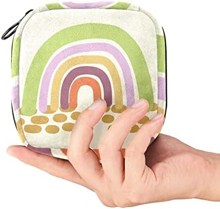 Орјуекан санитарна торба за складирање на салфетки, торба за преносни периоди за жени девојки менструална чаша торбичка, цртан филм виножито