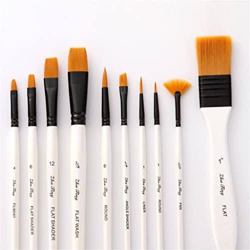 Четки за сликање на лируксун со торба за ткаенини сет професионална уметничка цртање дрвена рачка пенкала за канцелариски материјал