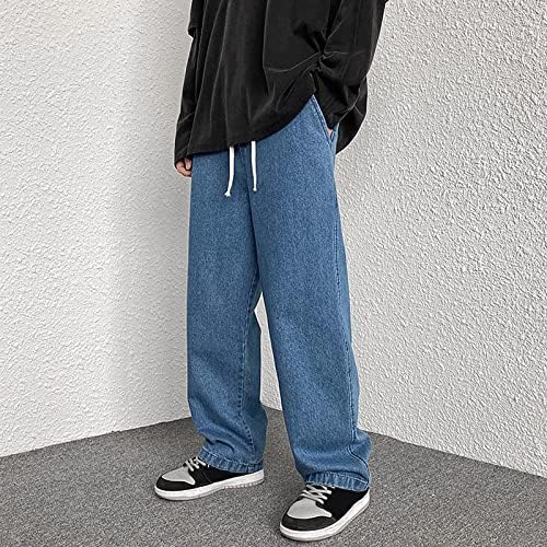 Diyago Baggy Jeans Mens Straight Bide Bide Lood Casual Teen Teen Vintage Streetwear Hip Hop Trendy Dendim Pant Designer Долг