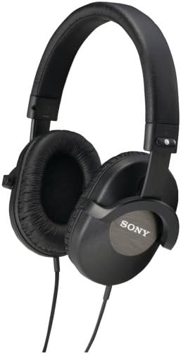 Sony MDRZX500 Отворено Слушалки, Црна