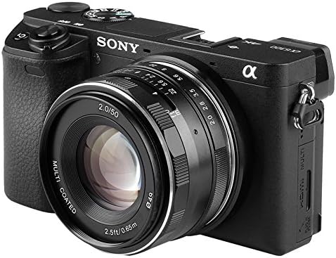 Meike 50mm f/2.0 Фиксна Рачна Леќа За Фокусирање За Sony E mount APS-C Камера Без Огледало A6300 A6000 A6500 A5100 A5000 NEX3N NEX7 NEX6 NEX5n