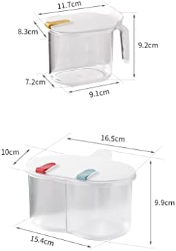 ДВТЕЛ за сезонски кутии за кутија за домаќинства кујна за зачинување кутија за складирање сол шејкер комбинација сет за зачинување