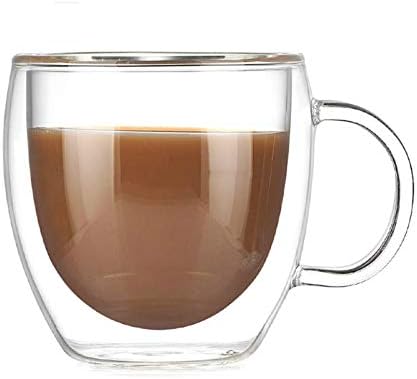 Чаши За пиење мини двојно стакло дизајн еспресо чаша против врел рака чај млеко Кафе Чаша Хајбол Коктели Стакло