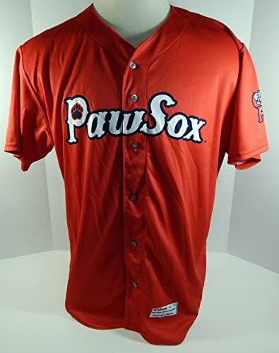 2020 Pawtucket Pawsox Red Sox Bland Game издаде Red Jersey XL 588 - Игра користена дресови на MLB