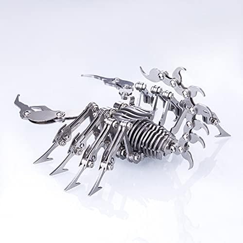 Комплет за модели на модели на животни од 3Д метал